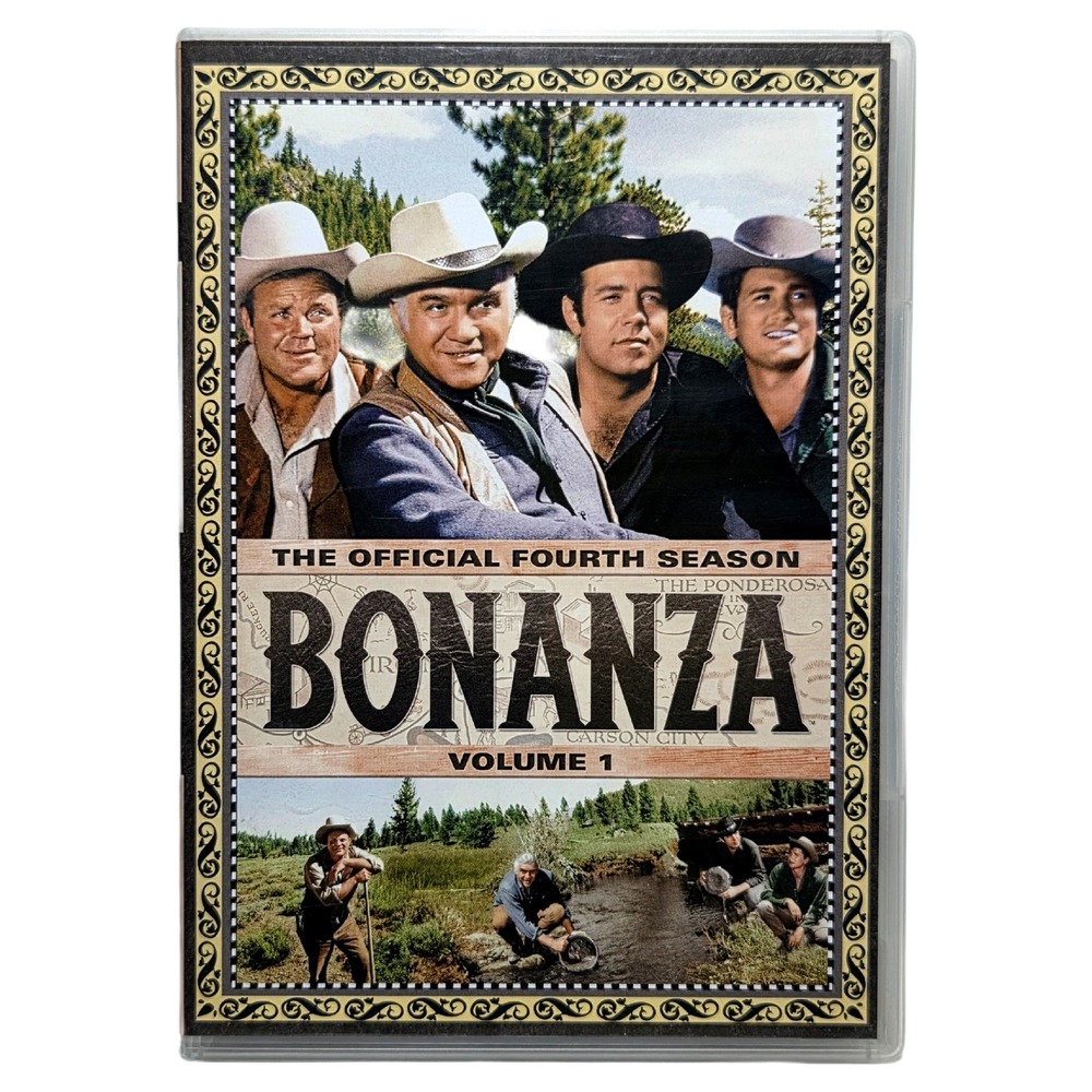 Bonanza Season 4 Volume 1 DVD Box Set Retro Paramount Western Classic EUC